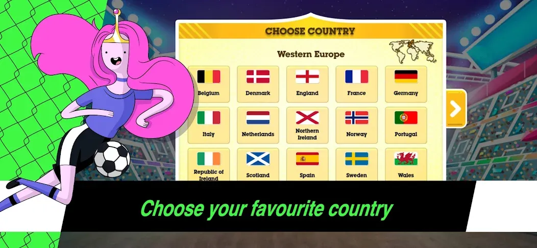 Toon Cup - Football Game  [МОД Меню] Screenshot 2