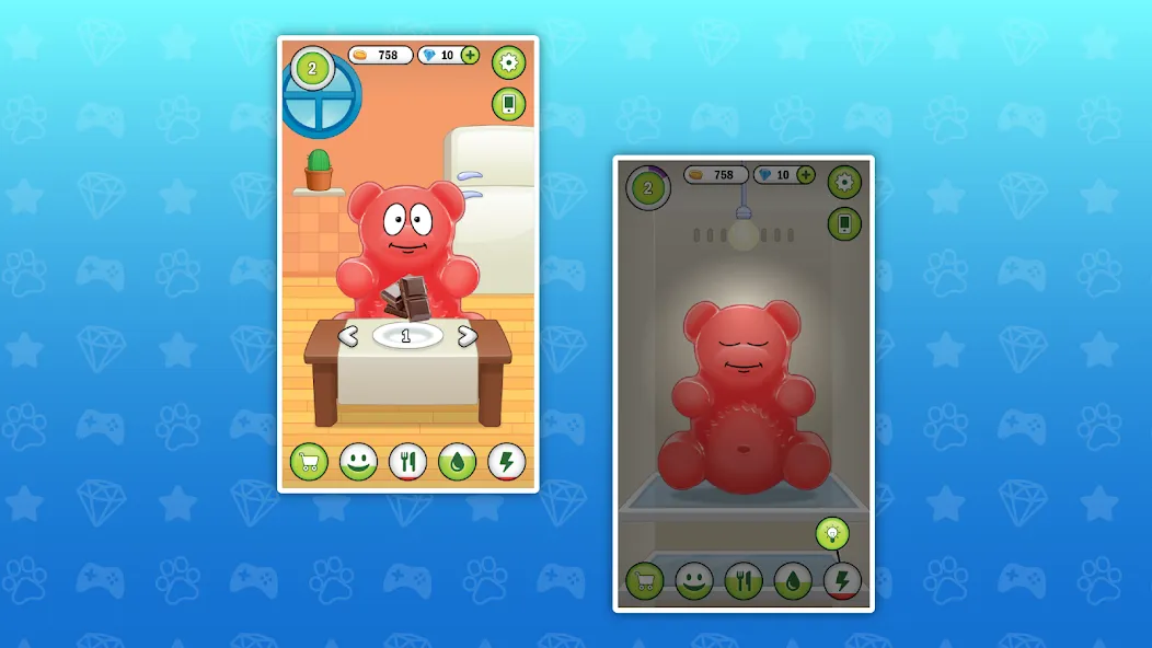 My Jelly Bear Pet  [МОД Много денег] Screenshot 2