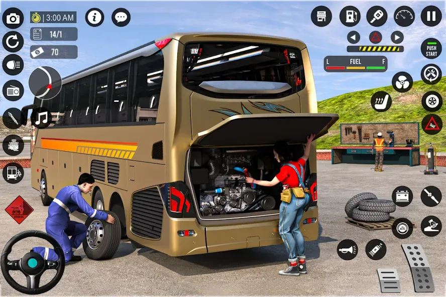 Bus Simulator 3D: Bus Games (Бус Симулятор 3Д)  [МОД Unlocked] Screenshot 5