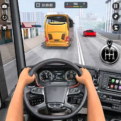 Взломанная Bus Simulator 3D: Bus Games (Бус Симулятор 3Д)  [МОД Unlocked] - стабильная версия apk на Андроид