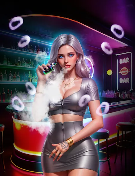 Virtual Vape Smoke Simulation (Виртуальное имитирование дыма от вэйпа)  [МОД Unlimited Money] Screenshot 2