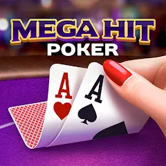Взлом Mega Hit Poker: Texas Holdem (Мега Хит Покер)  [МОД Unlimited Money] - последняя версия apk на Андроид