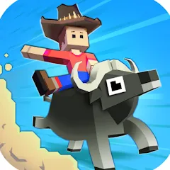 Взломанная Rodeo Stampede: Sky Zoo Safari  [МОД Menu] - полная версия apk на Андроид