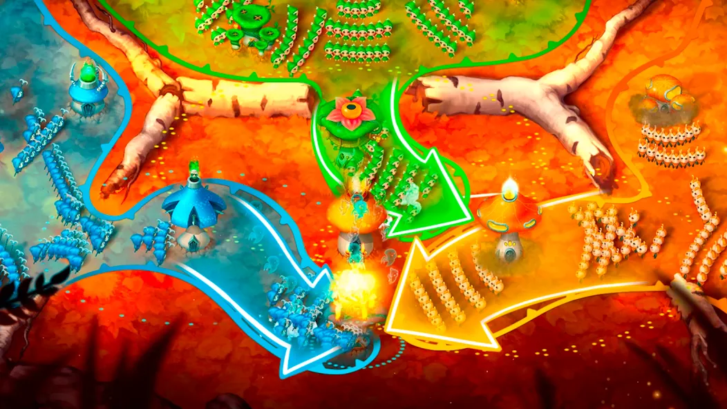Mushroom Wars 2: RTS Strategy (Мушрум Варс 2)  [МОД Меню] Screenshot 5