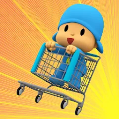 Скачать взлом Pocoyo Run & Fun: Cartoon Jump  [МОД Много денег] - полная версия apk на Андроид