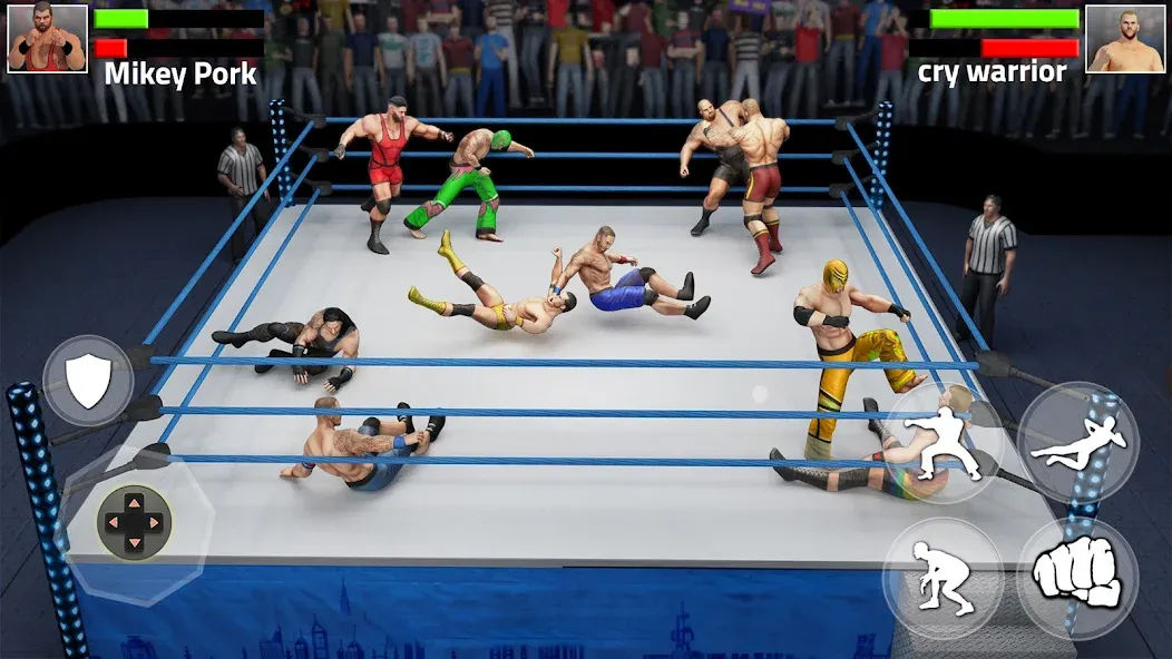 Tag Team Wrestling Game (Таг Тим Реслинг Гейм)  [МОД Много монет] Screenshot 2