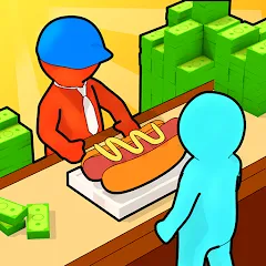 Взломанная My Idle Supermarket Simulator (Мой Айдл Стор)  [МОД Бесконечные монеты] - последняя версия apk на Андроид