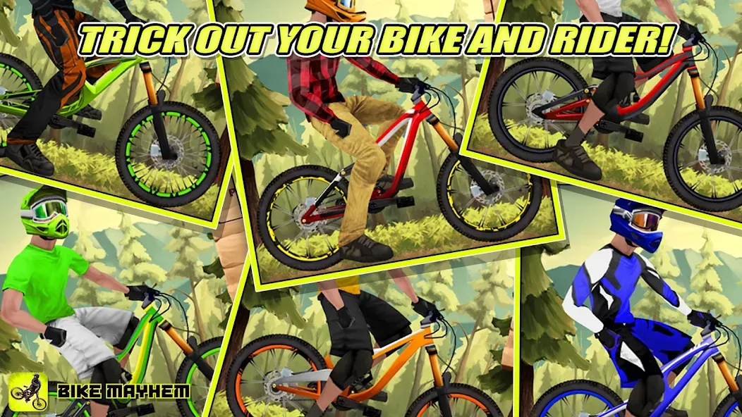 Bike Mayhem Free (Байк Мейхем Фри)  [МОД Все открыто] Screenshot 3