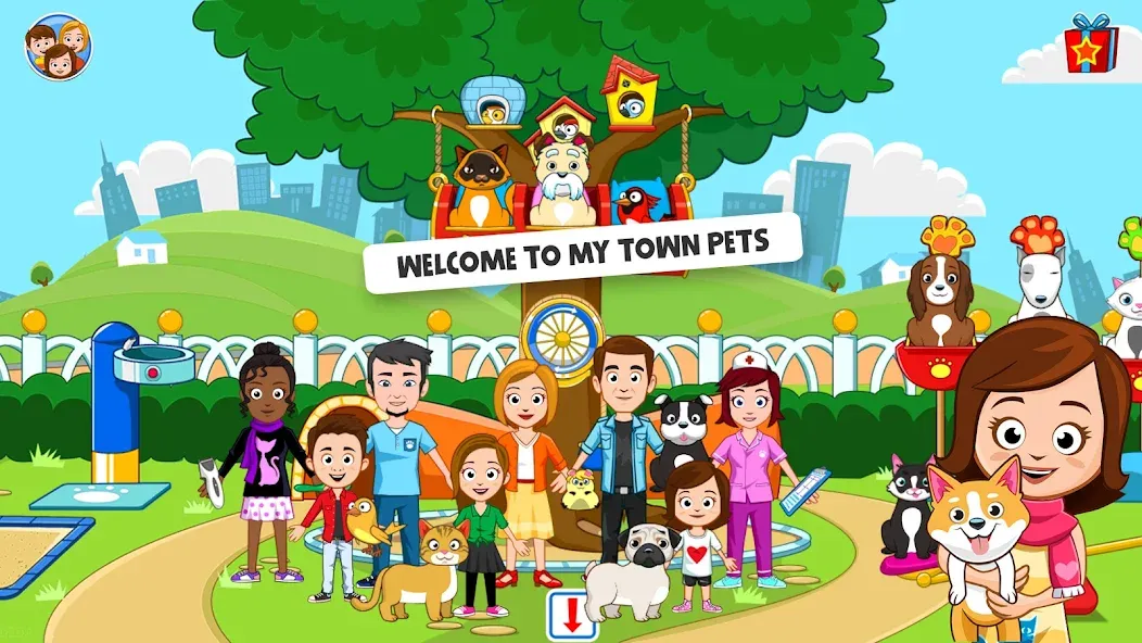 My Town: Pet games & Animals (Май Таун)  [МОД Menu] Screenshot 1