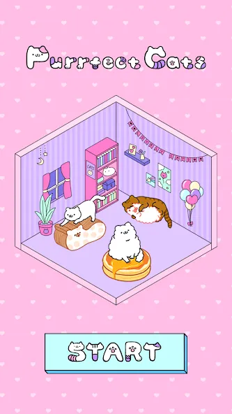Purrfect Cats (Парфект кэтс)  [МОД Menu] Screenshot 1