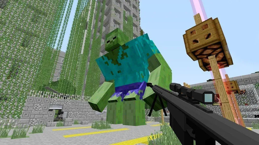 Zombie Apocalypse map for MCPE  [МОД Все открыто] Screenshot 1