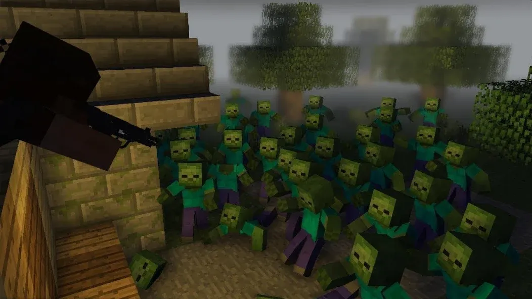 Zombie Apocalypse map for MCPE  [МОД Все открыто] Screenshot 2
