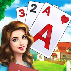 Скачать взлом Tripeaks Solitaire - Home Town  [МОД Unlocked] - полная версия apk на Андроид