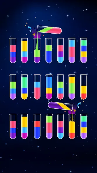 Water Sort Puzzle - Color Game (Уотер Сорт Пазл)  [МОД Unlocked] Screenshot 3