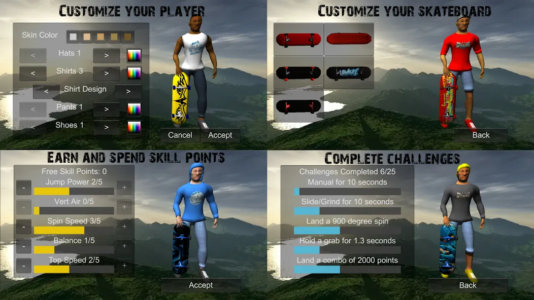 Skating Freestyle Extreme 3D (Скейтбординг Фристайл Экстрим 3D)  [МОД Unlimited Money] Screenshot 5