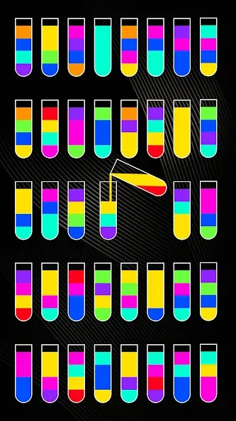 SortPuz 3D: Water Color Sort (СортПаз 3Д)  [МОД Меню] Screenshot 1