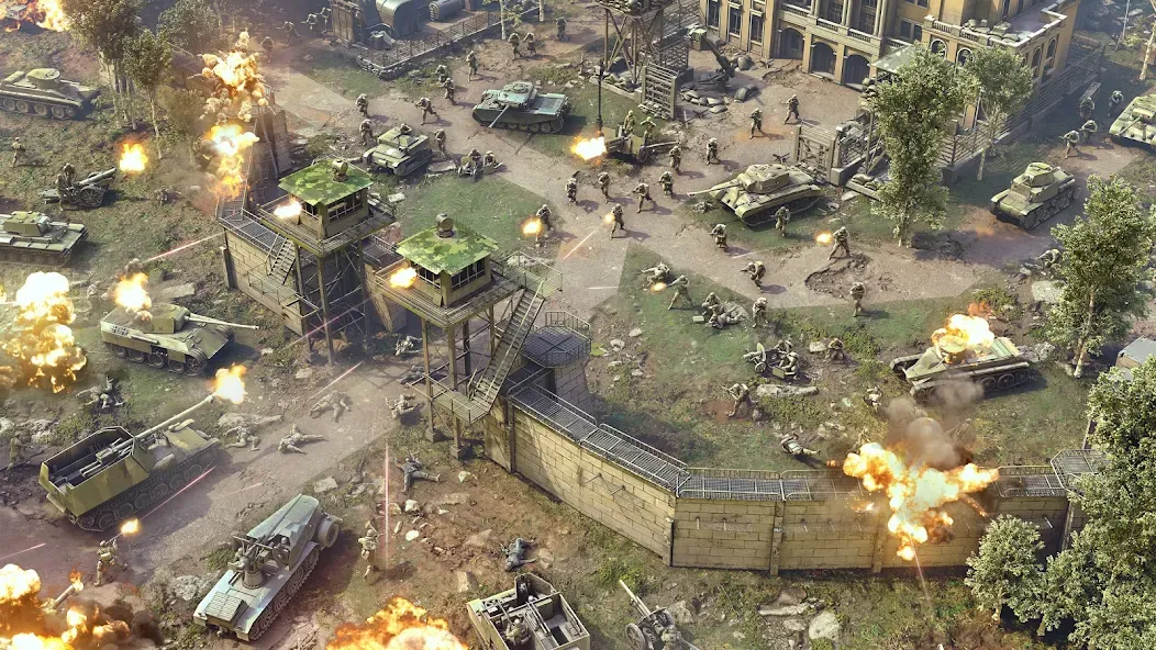 Heroes of Wars: WW2 Battles (2 (Хероэс оф Варс)  [МОД Unlocked] Screenshot 1