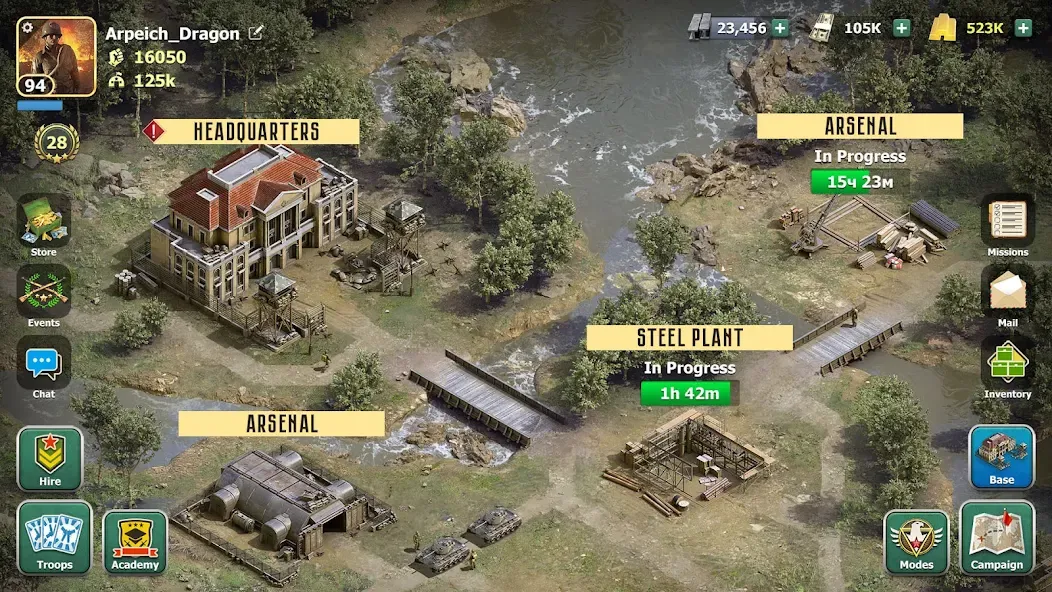 Heroes of Wars: WW2 Battles (2 (Хероэс оф Варс)  [МОД Unlocked] Screenshot 5